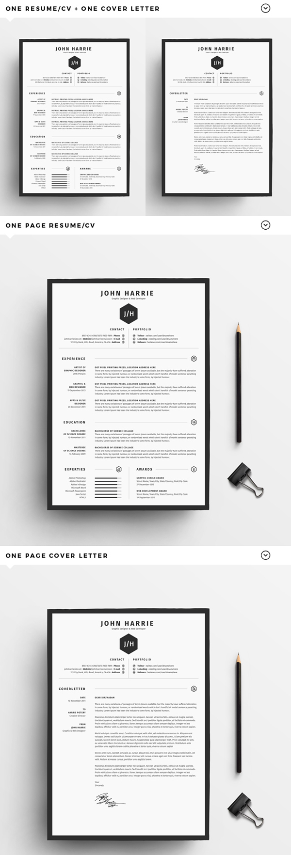 50 Free Resume Templates: Best Of 2018 -  15