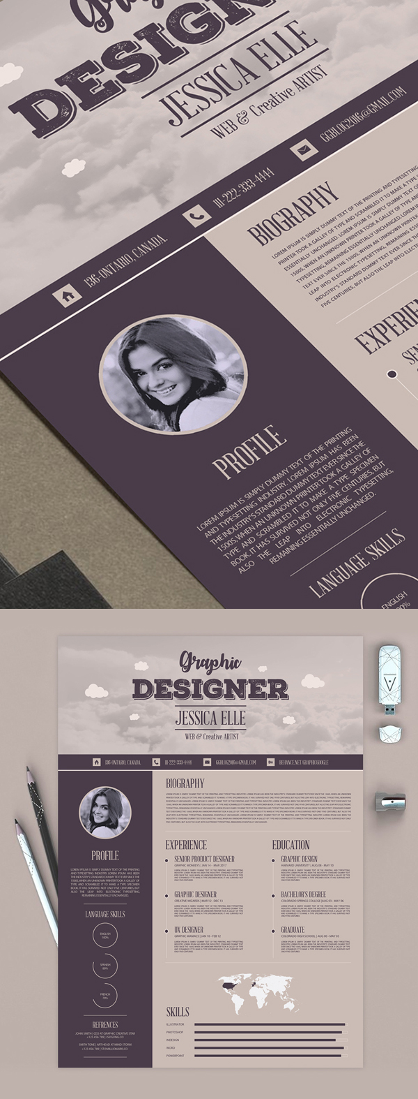 50 Free Resume Templates: Best Of 2018 -  16