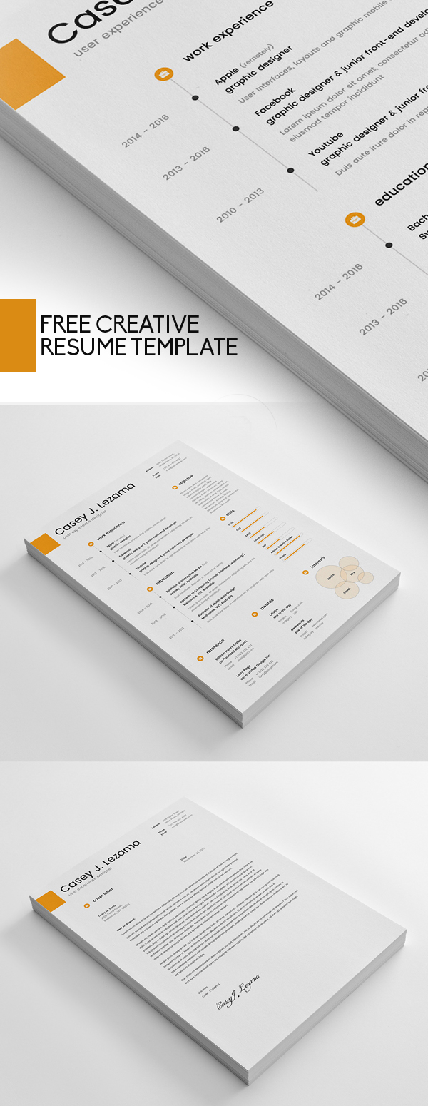 50 Free Resume Templates: Best Of 2018 -  32