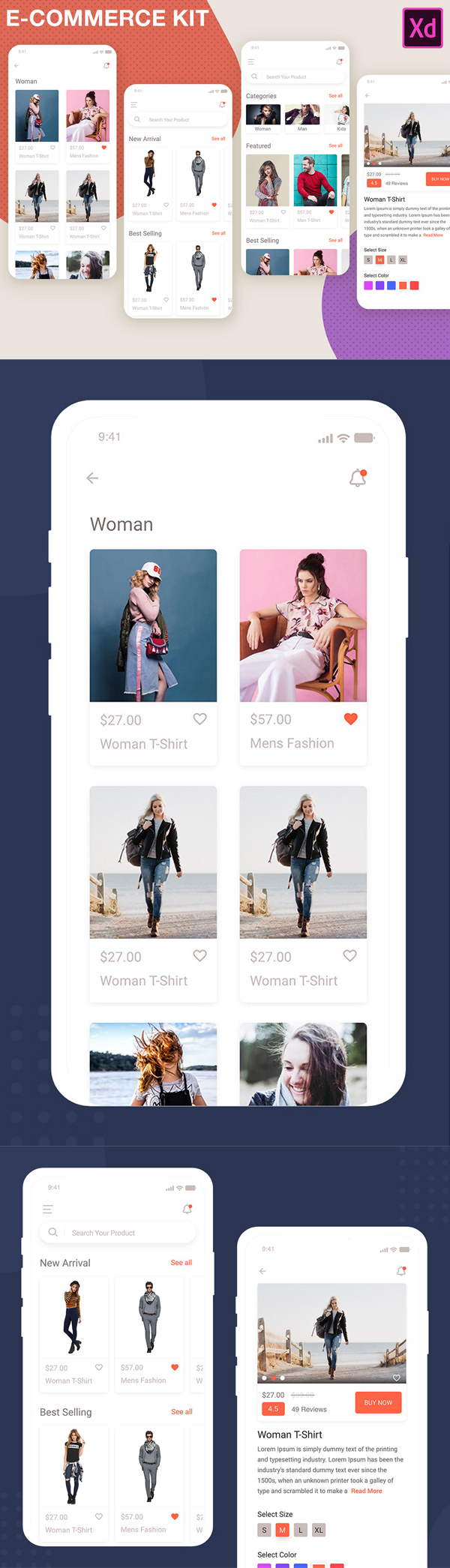 Freebies for 2019: New iOS 12 E-Commerce App UI Kit