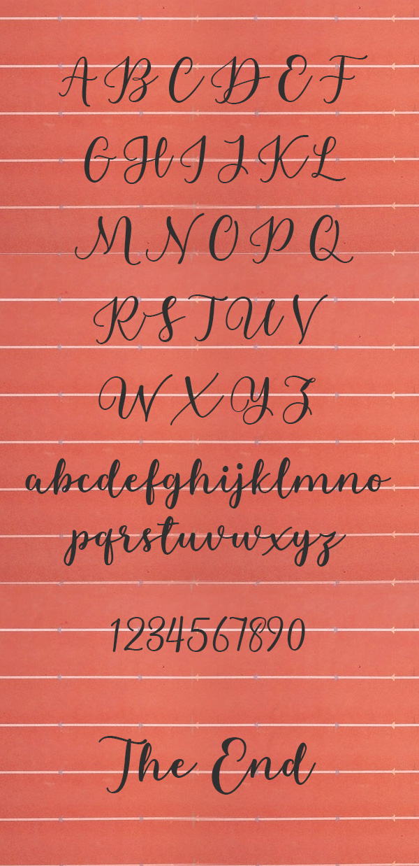 Freebies for 2019: Free Estafet Letter Script Font