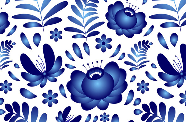 How to Create a Gzhel Pottery Russian Pattern in Adobe Illustrator