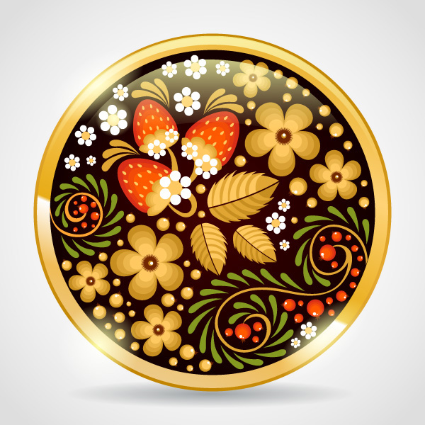 Create a Traditional Russian Khokhloma Ornament in Illustrator