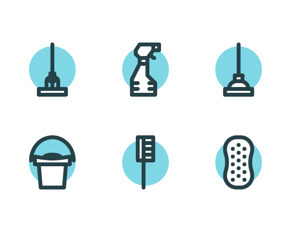 How to Create a Set of Cleaning Icons in Adobe Illustrator