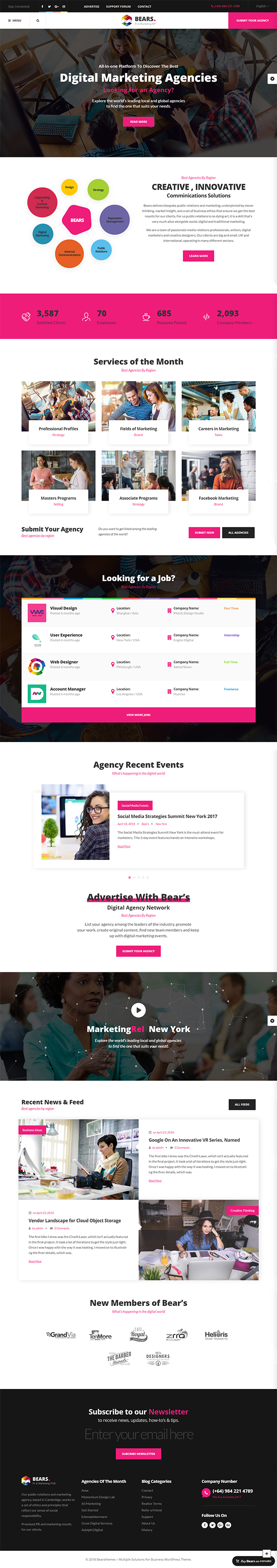Bears - Multipurpose Business WordPress Theme
