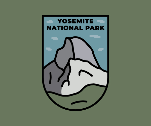 Yosemite National Park Badge