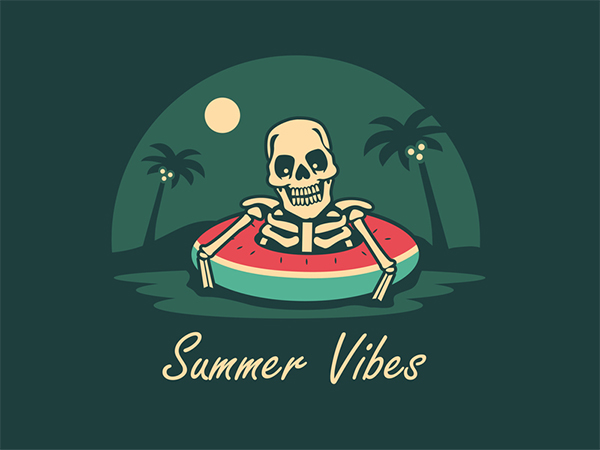 Summer Vibes Logo Design