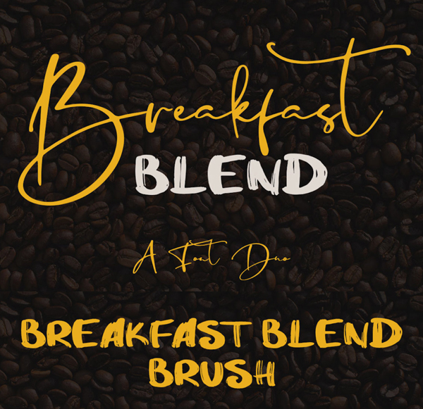 Breakfast Blend Brush Free Font