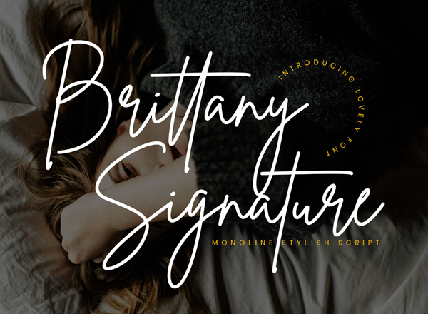 Brittany Signature Script Free Font