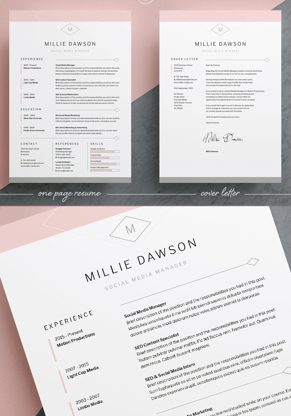 Resume / CV | Millie