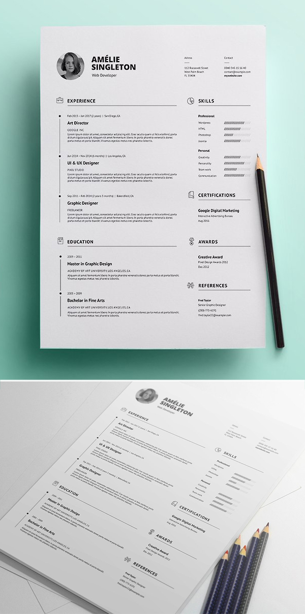 Professional Resume / CV and Cover Letter