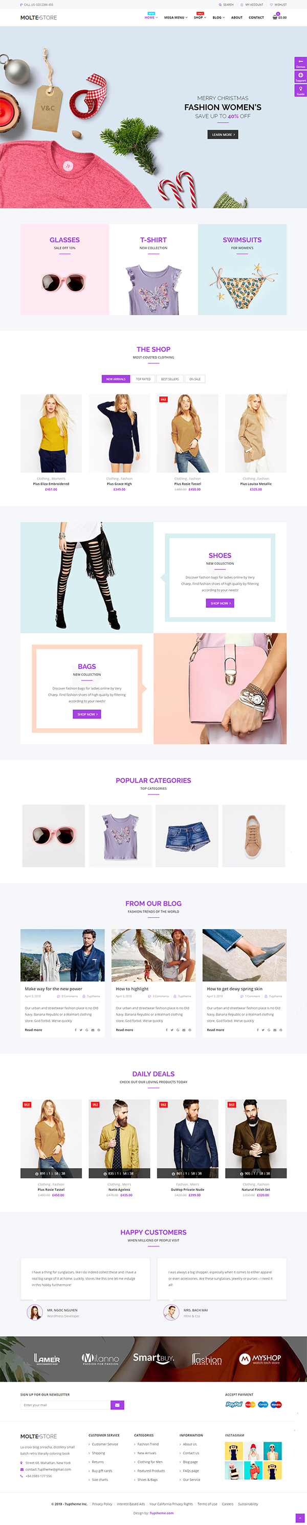 Molte - Store Fashion and Food WooCommerce Theme
