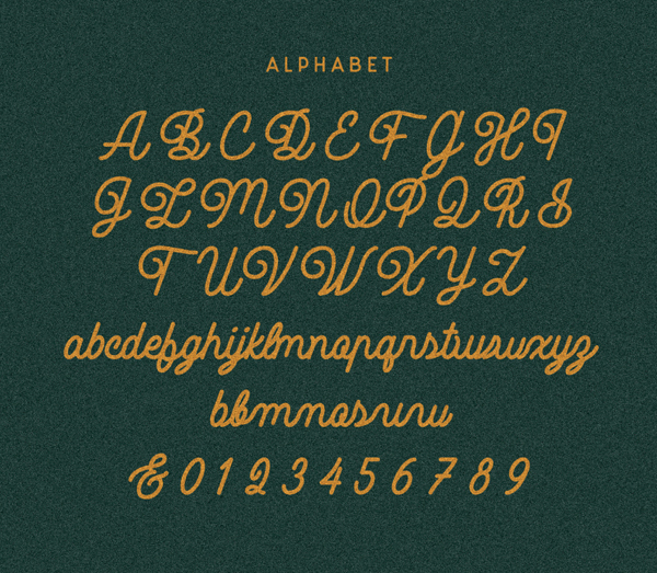 Noble Company Font Letters