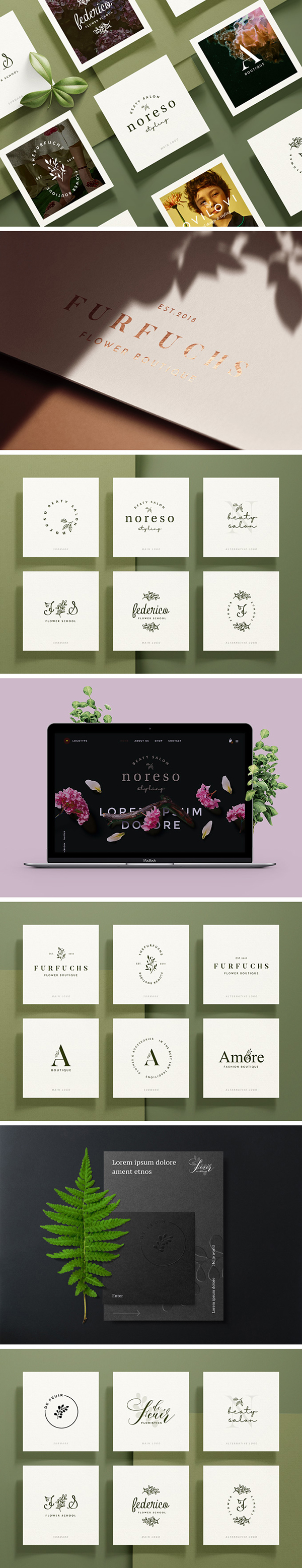 Free Botanical Logo Templates