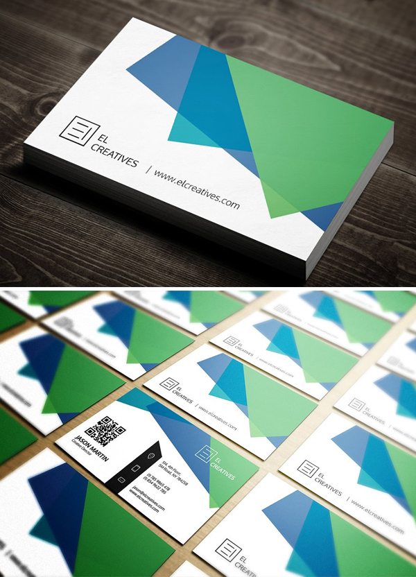 Creative Multi Color Business Card