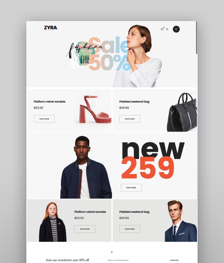 Shopify Section Templates