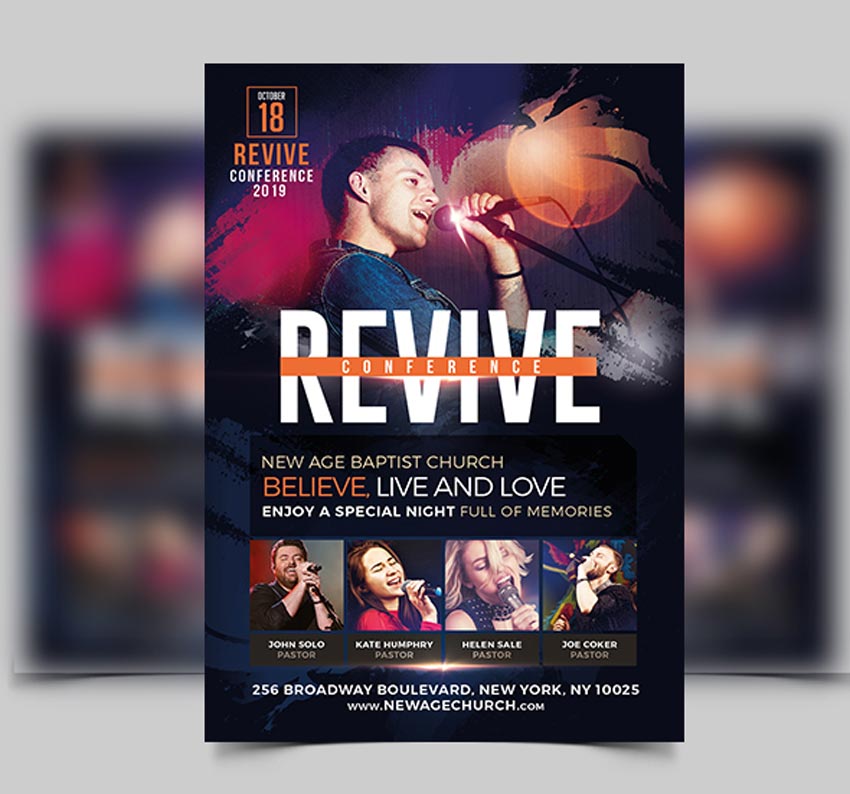 31 Best Church Flyer Templates Psd And Indesign Flyer Templates Idevie 