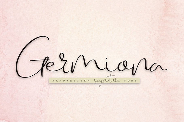 Germiona Signature Font