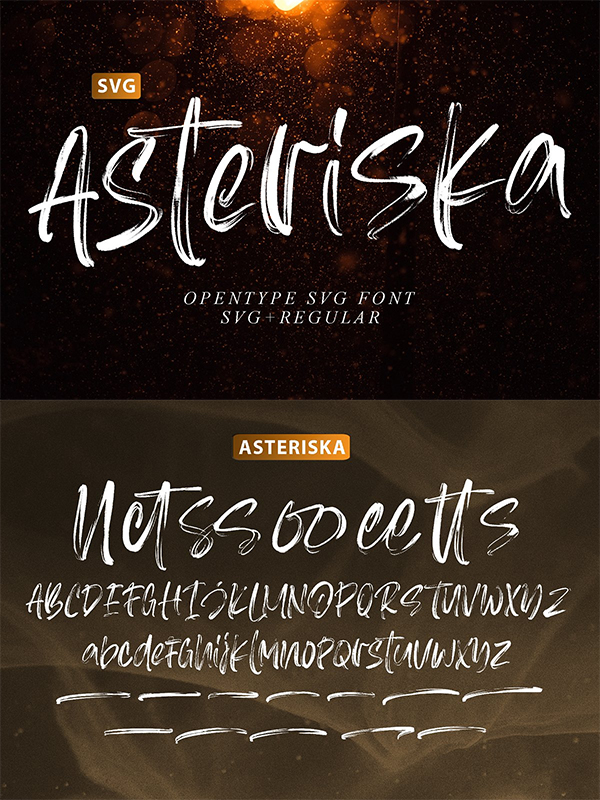 Asteriska-SVG Font