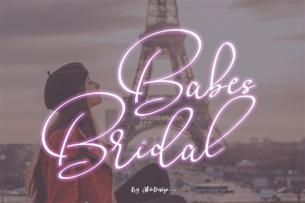 Babes & Bridal | Beautiful Script