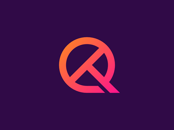 QT Letter Logo by Ilham Albab