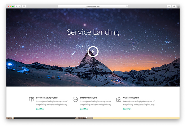 ServicesLanding – Bootstrap Landing Page Template