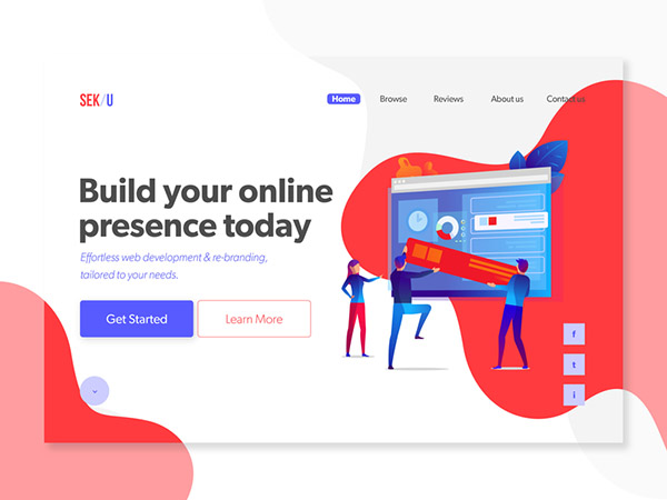50 Modern Web UI Design Concepts with Amazing UX - 1
