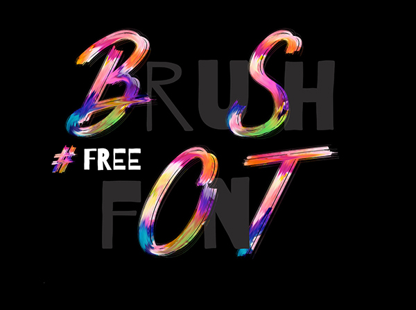 Brush Free Font - 50 Best Free Brush Fonts