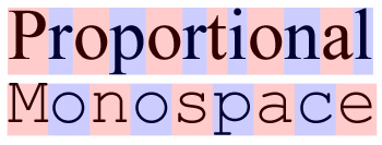 text spacing letter width