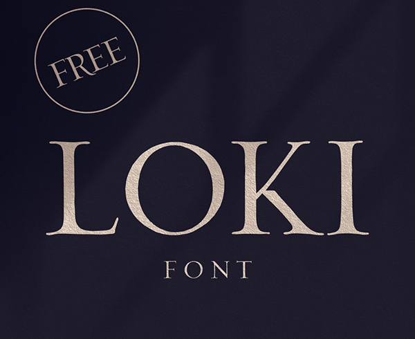 Loki Sans Serif Script Free Font