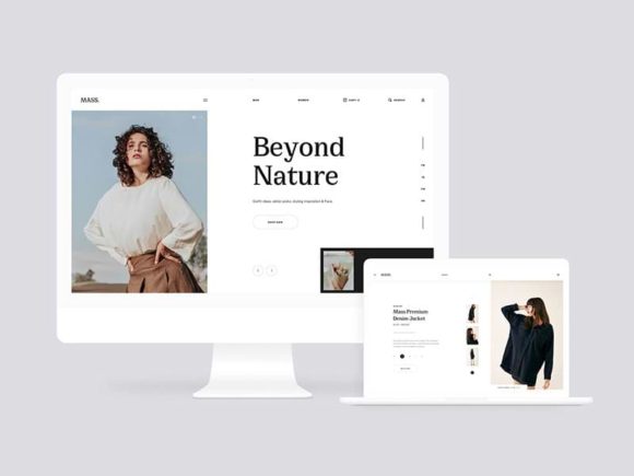 MI Fashion: Website design for fashion stores