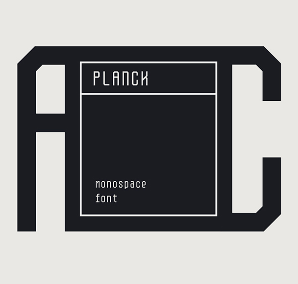 Planck Narrow Monospace Free Font