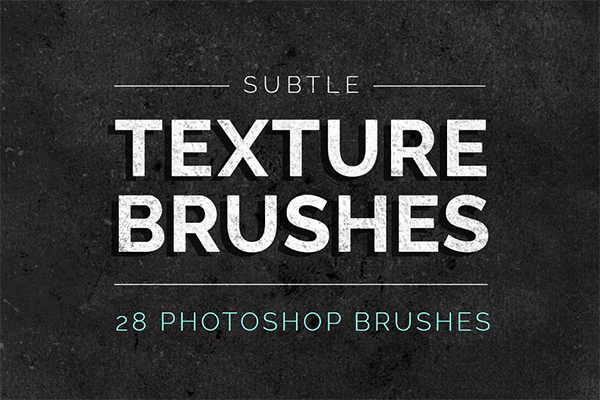 Subtle Texture Photoshop Brushes