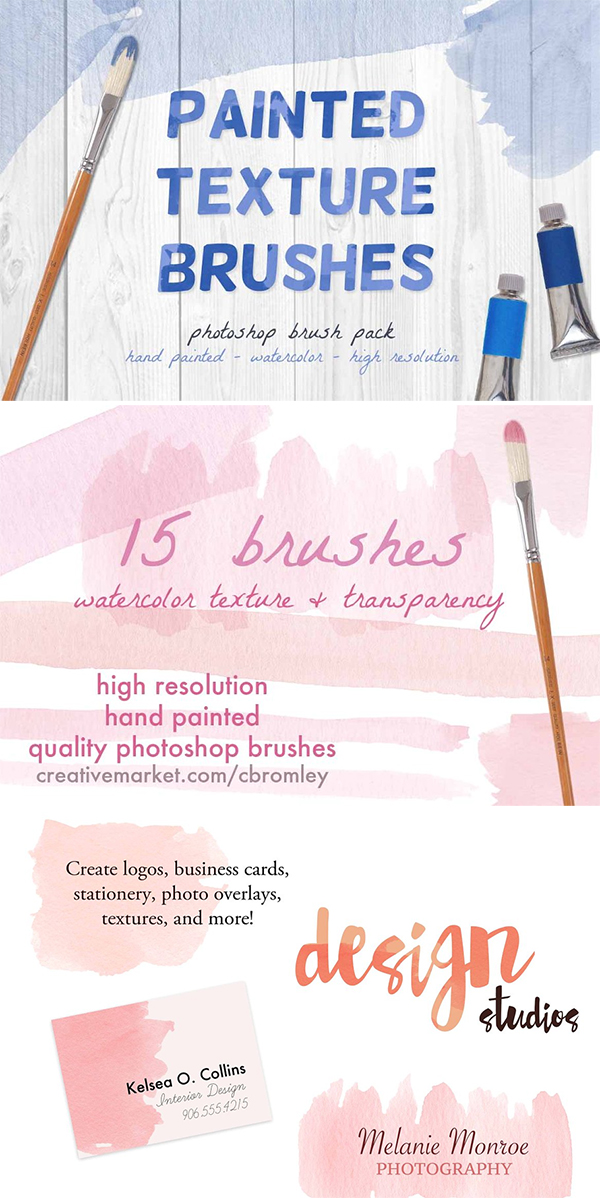 Painted Texture Brushes