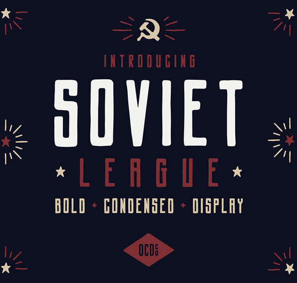 Soviet League Free Font Design