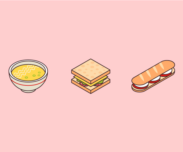 How to Make Isometric Art Food Icons in Adobe Illustrator