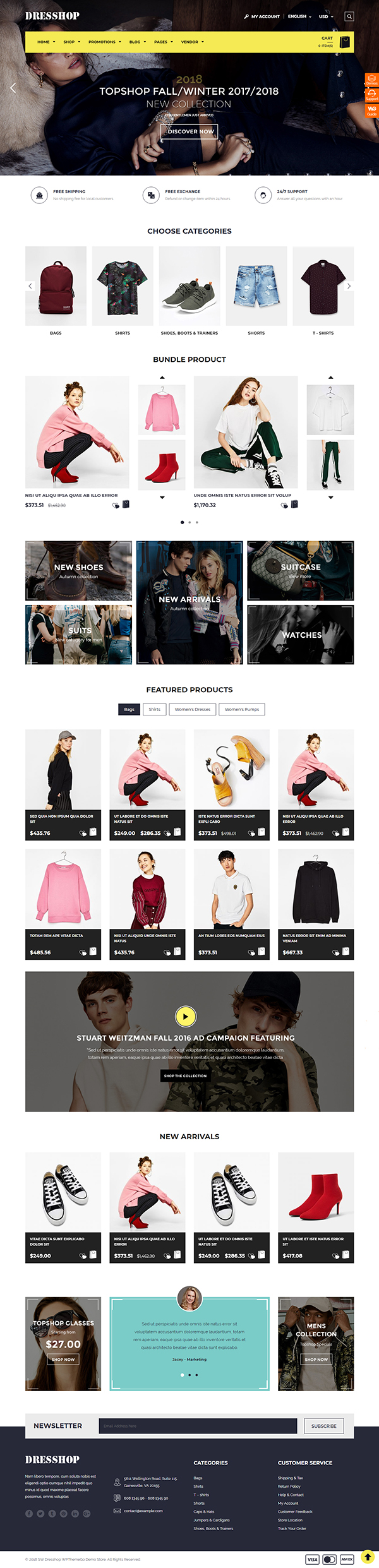 DresShop - Fashion WooCommerce Theme