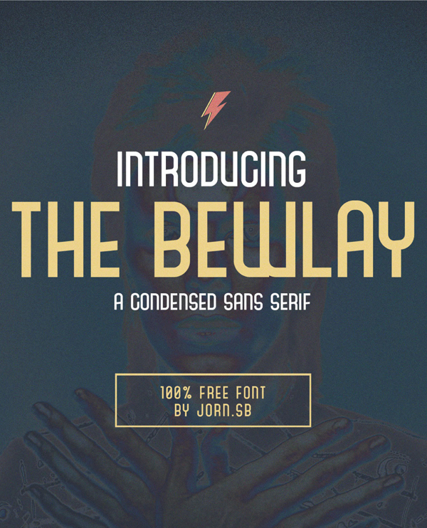 The Bewlay Free Font Design
