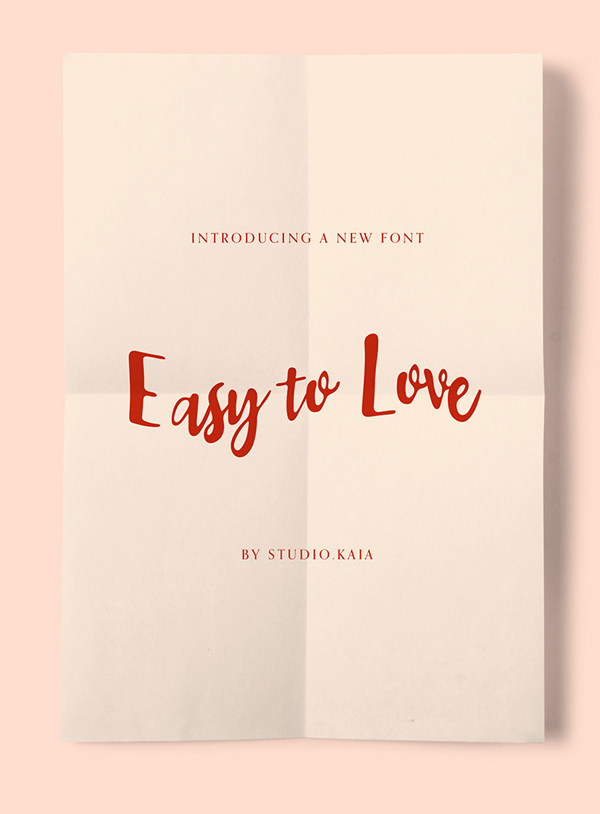 Easy to Love Free font