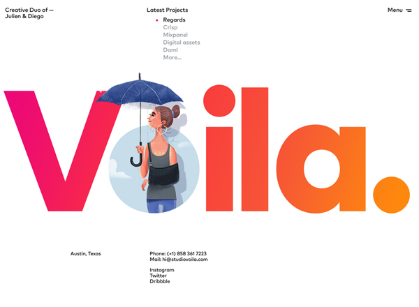 Big Bold Typography in Web
