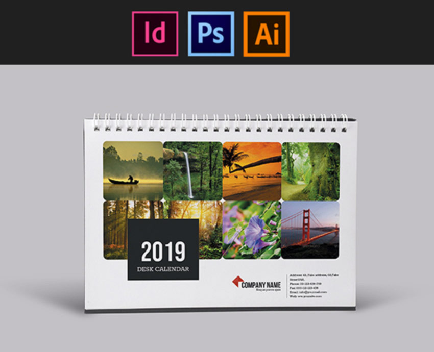 26 Best InDesign Calendar Templates (New for 2020) - iDevie