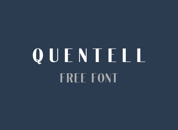 Quentell Free Font