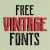 20 Free Vintage Fonts for Graphic Designers
