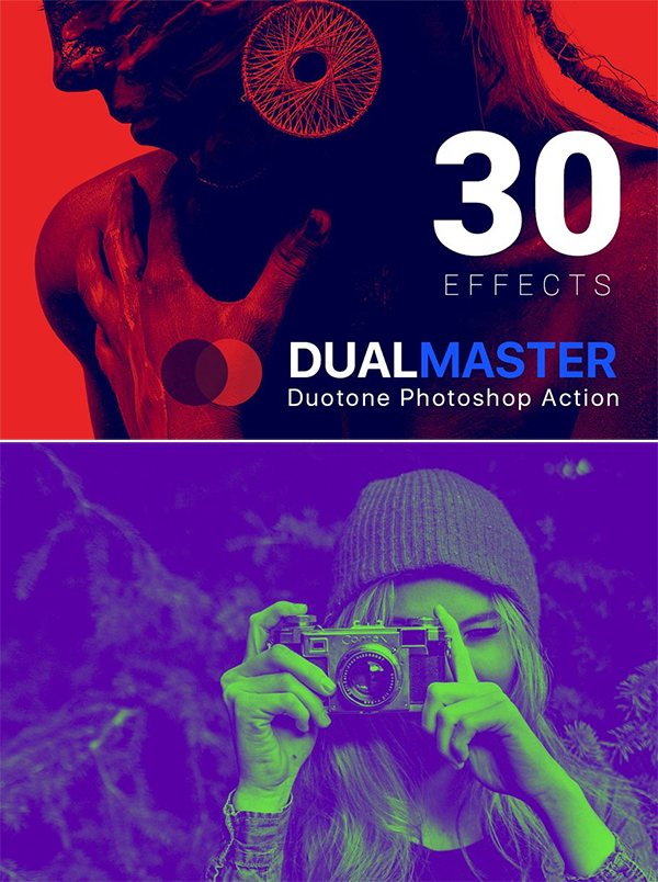 DualMaster Duotone Photoshop Action
