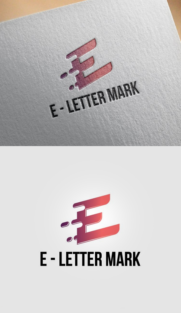E - Letter Mark Business Strategy - 28