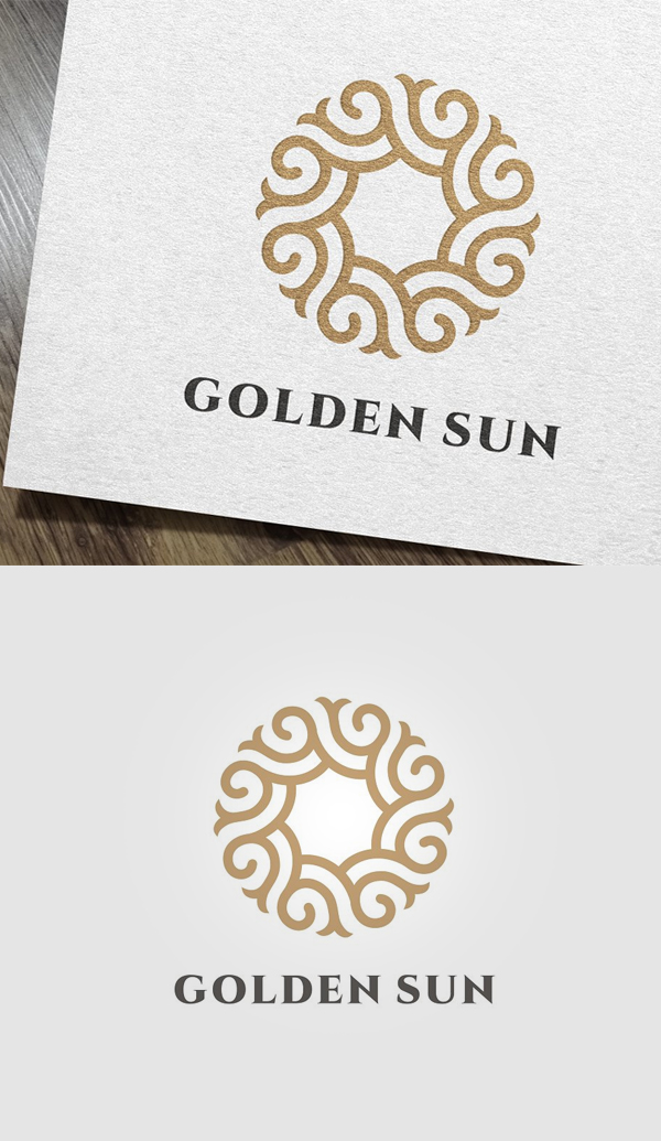 Golden Sun Logo - 30