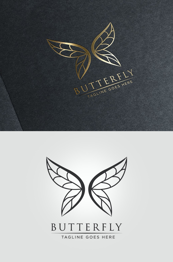 Luxury Butterfly - Logo Template - 4