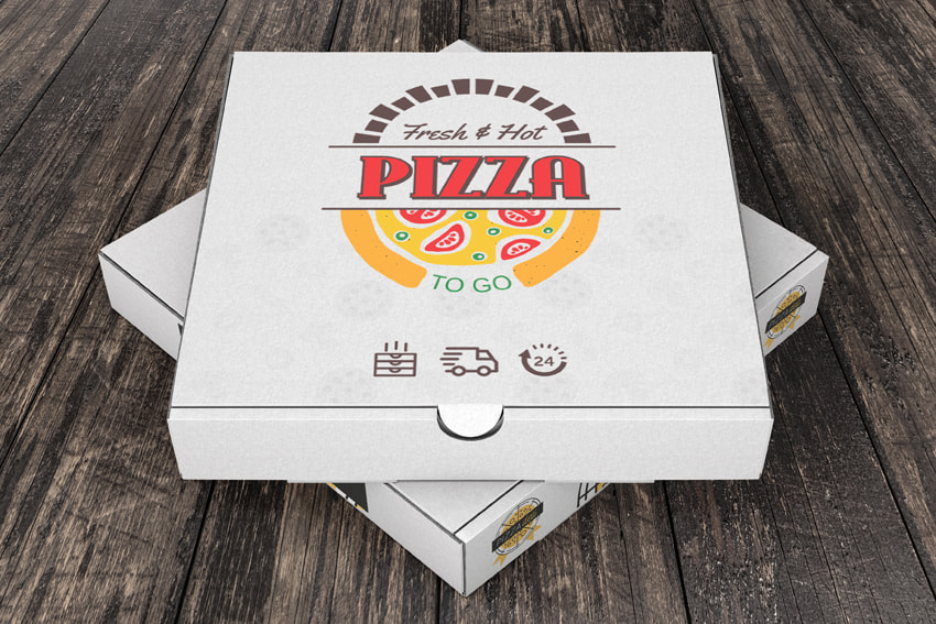 How to Create a Pizza Logo & Pizza Box Design - iDevie