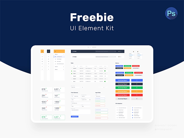 Freebie UI Elements Kit