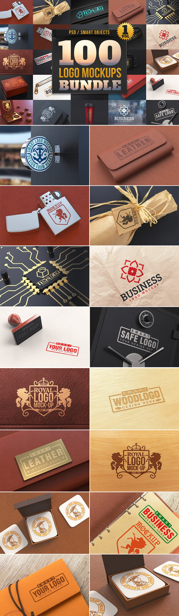 500+ Best Logo Mockups Templates